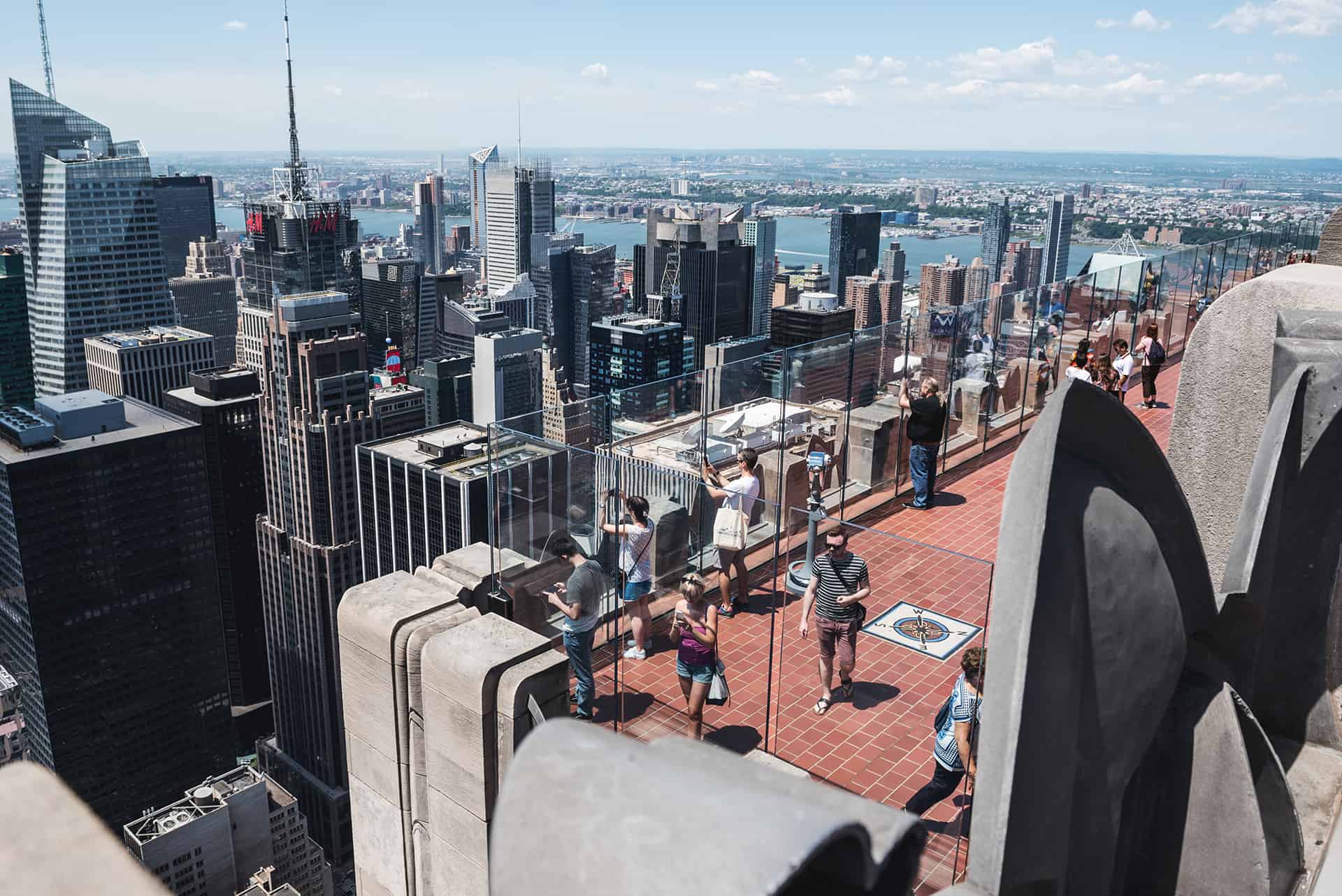 vue depuis le top of the rock