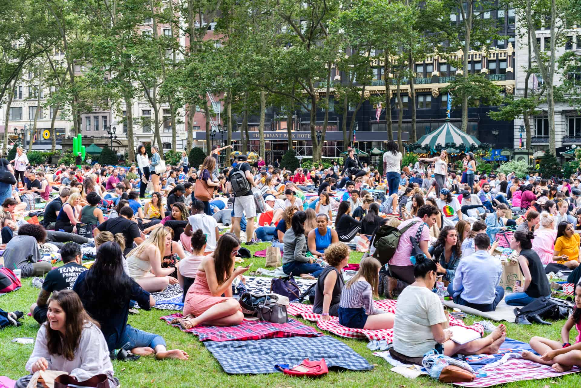 bryant park movie night new york