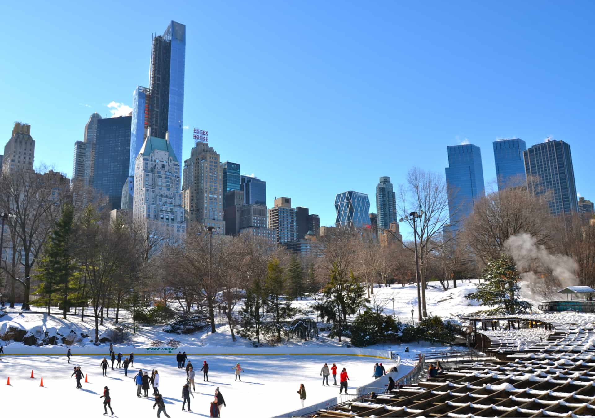faire de la patinoire a new york en fevrier