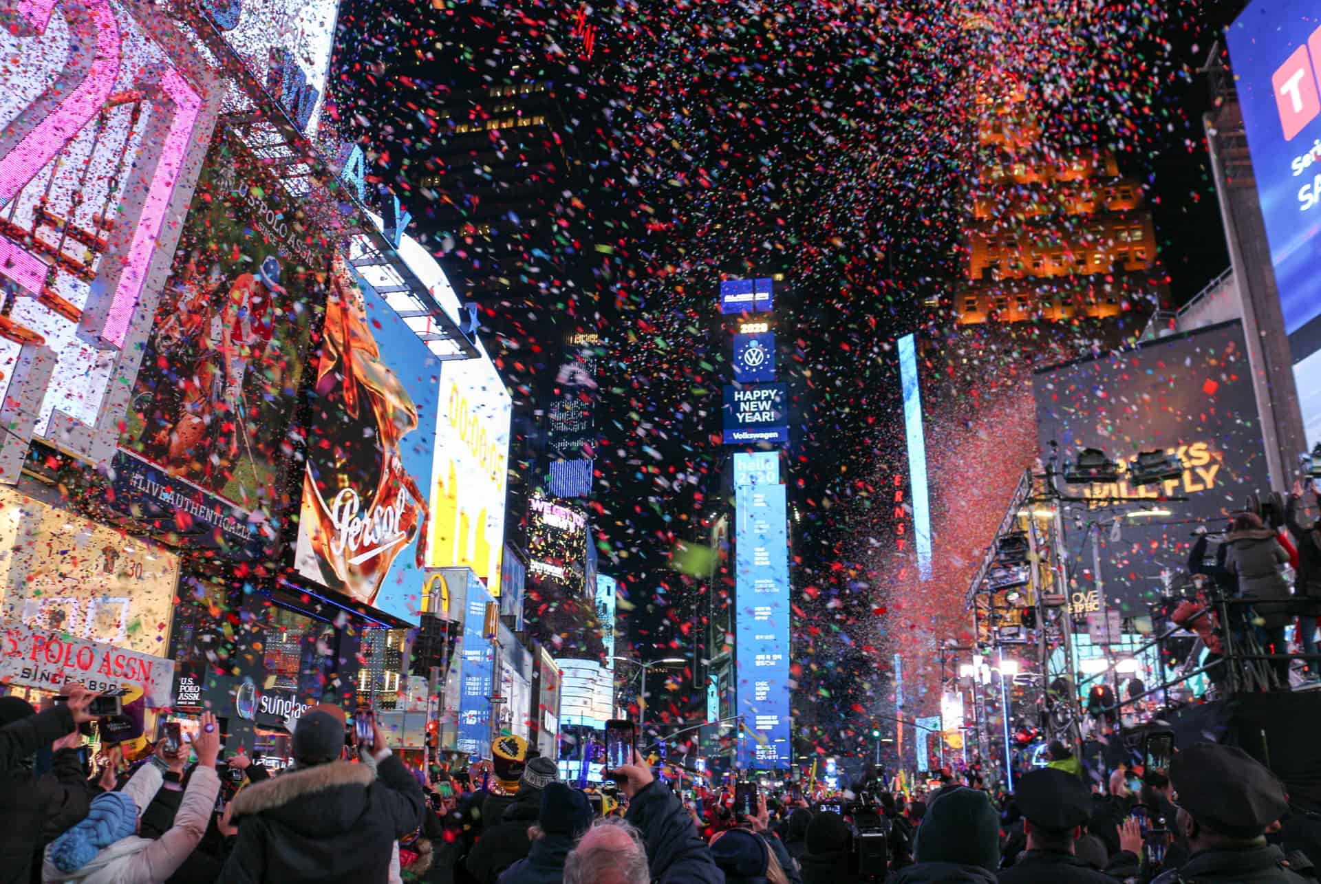 times square nouvel an