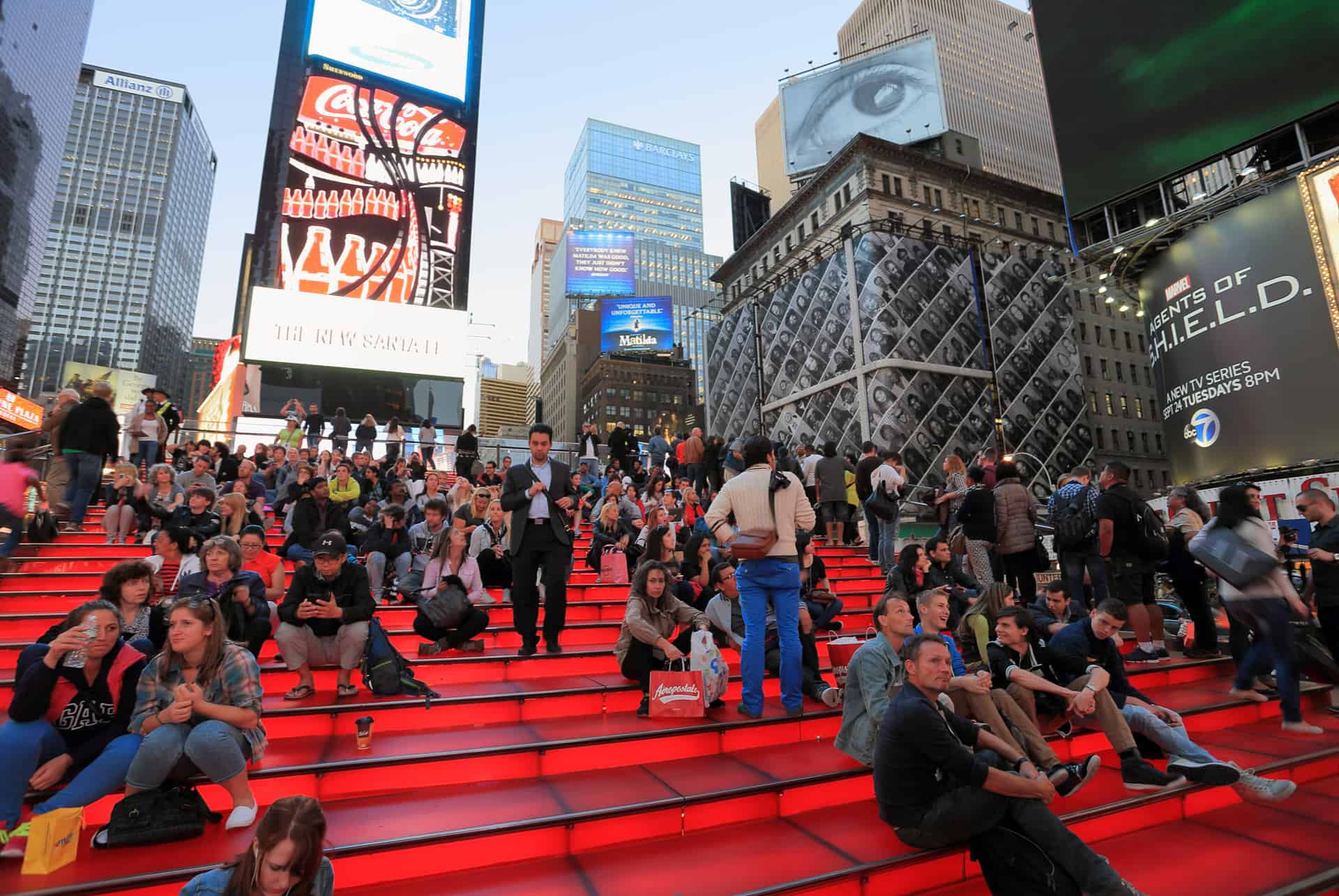 marches times square