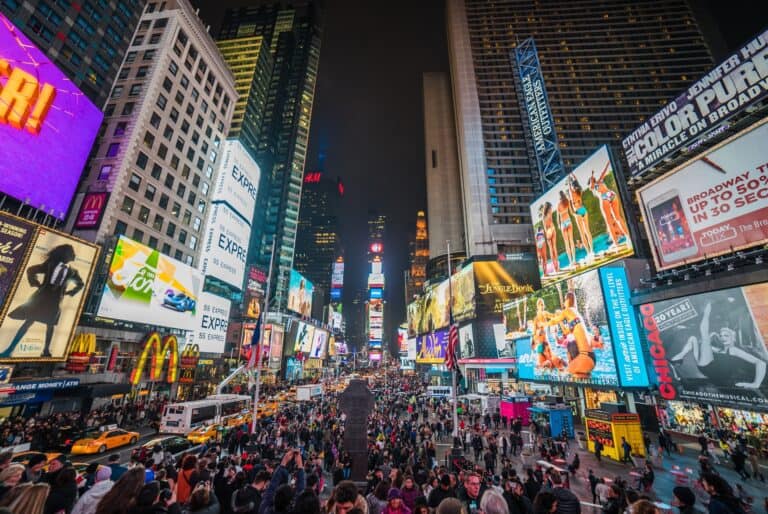 times square de nuit