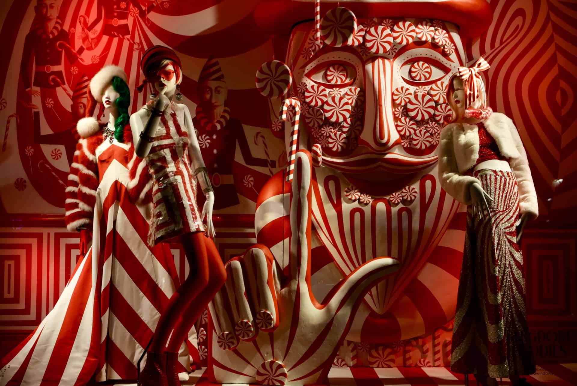 bergdorf goodman vitrine noel