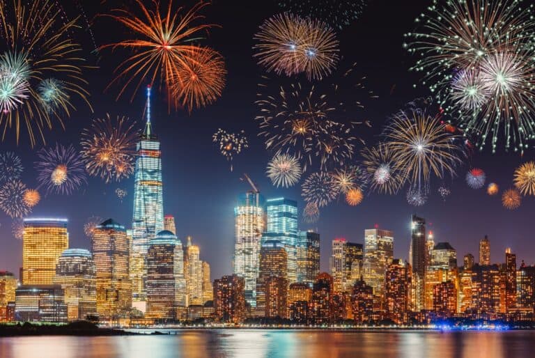 célebrer le nouvel an à new york