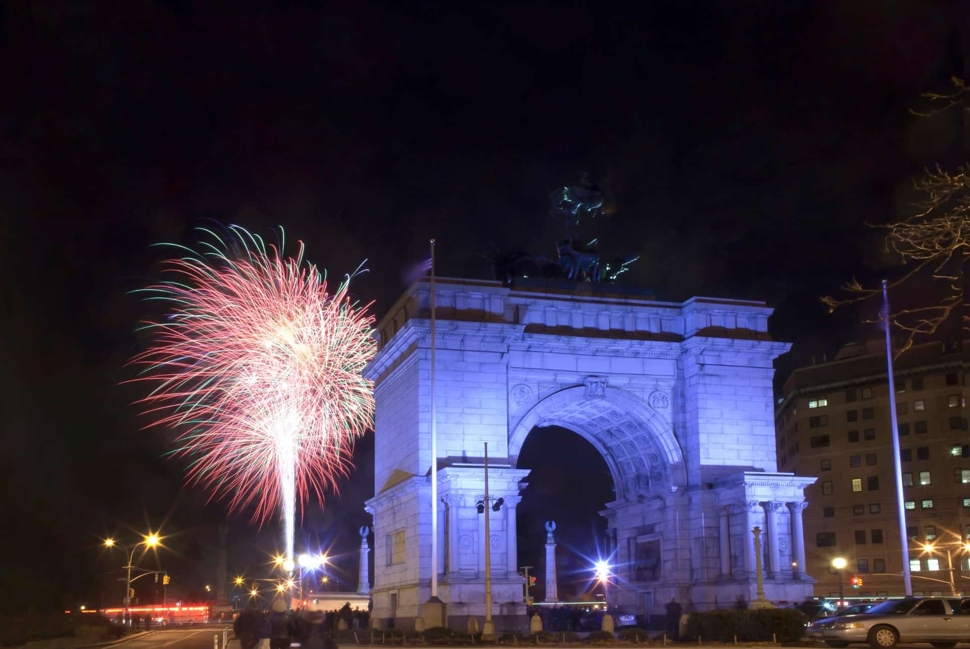 feu artifice grand army plaza
