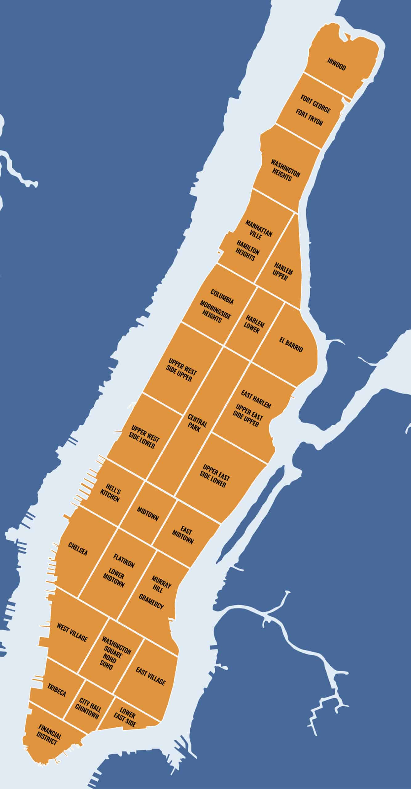 carte manhattan