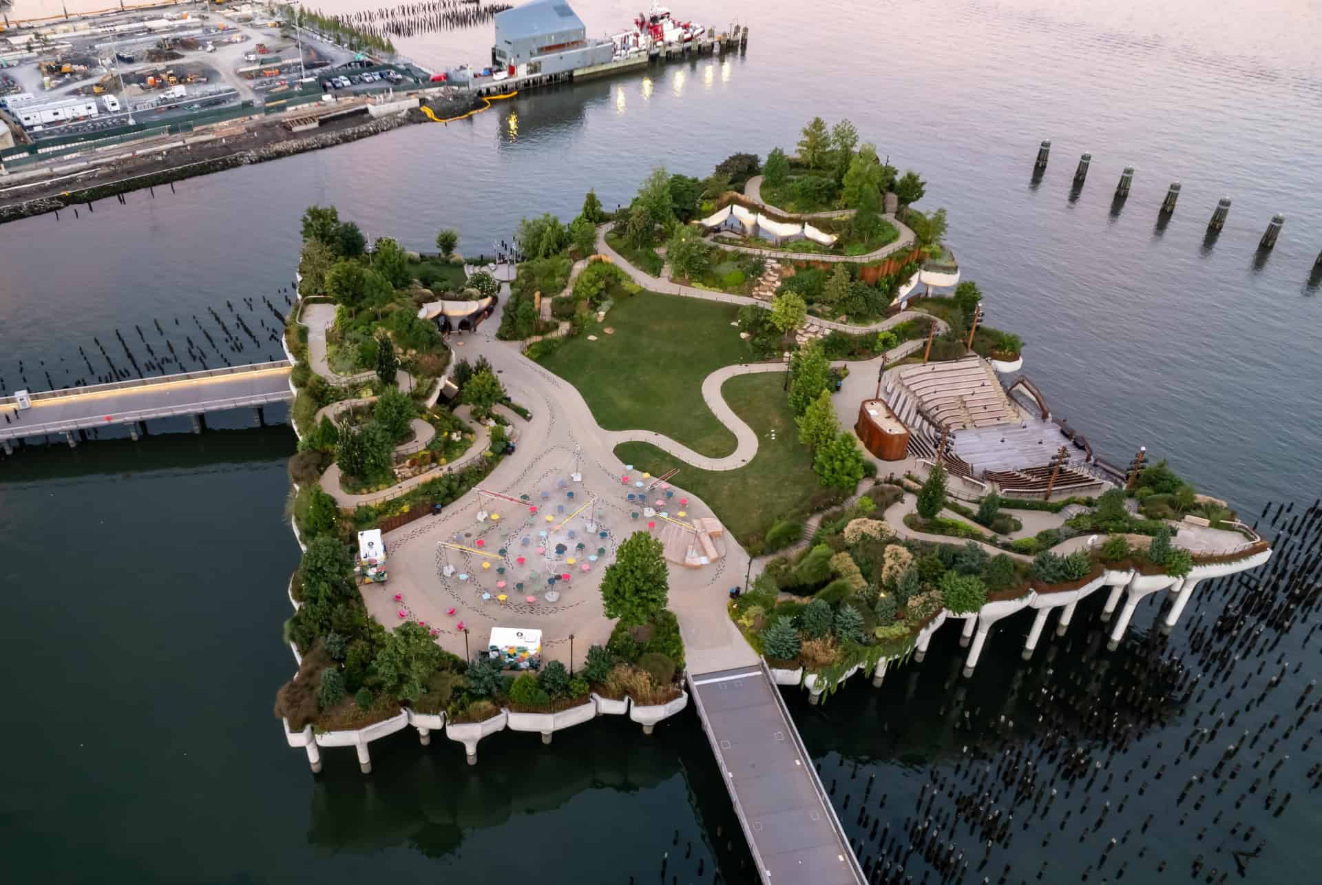 vue aerienne parc