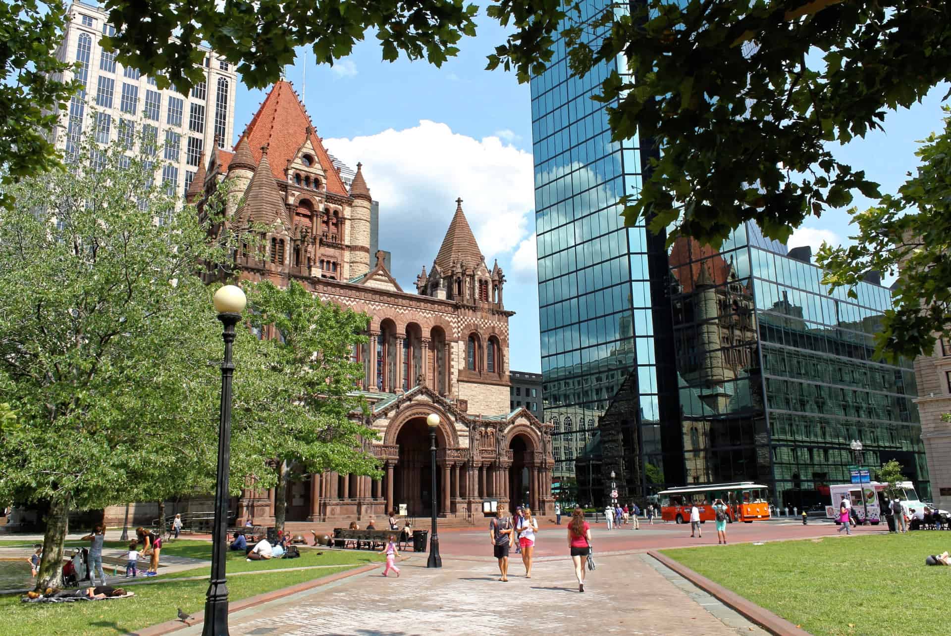 copley square boston depuis new york