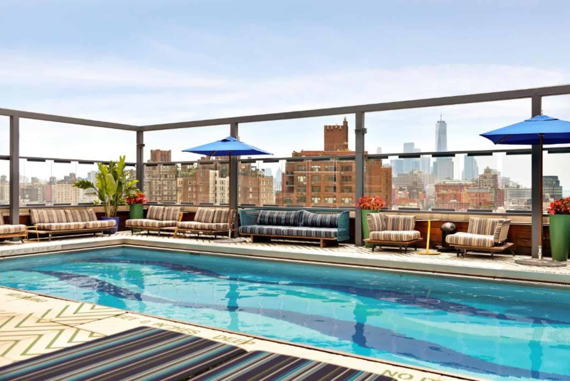 gansevoort meatpacking hotels avec piscine