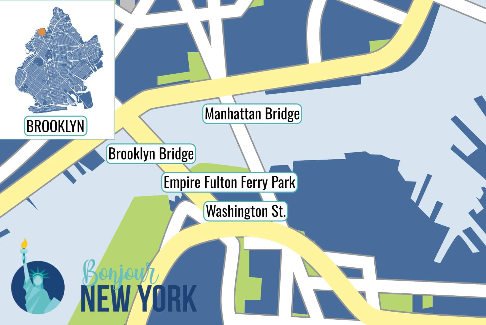 map quartiers brooklyn map quartiers brooklyn